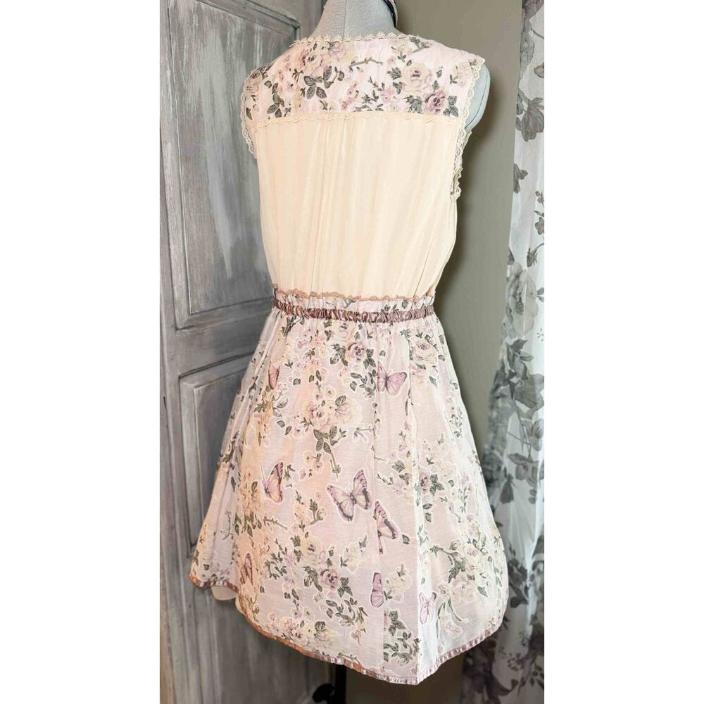 Axes Femme Lot Opal Butterfly Floral Tank Dress Jfashion Himekaji Cottagecore - Picture 9 of 16